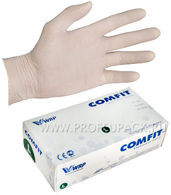 Латексные перчатки Comfit, размер L