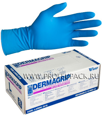 Перчатки Dermagrip High Risk, размер М
