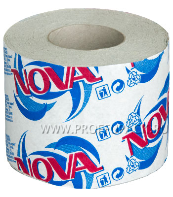 Туалетная бумага "Нова", 1-слойная